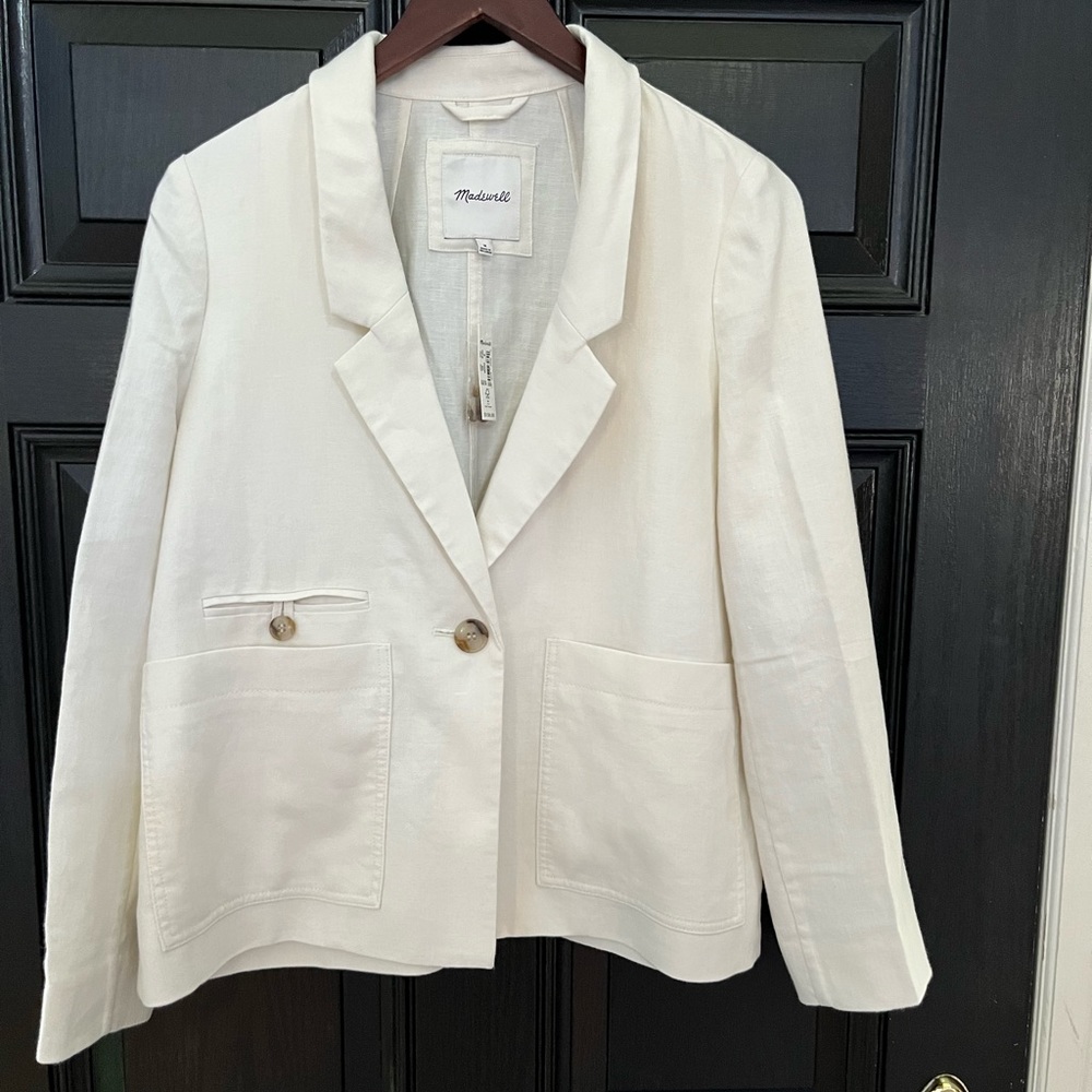 MADEWELL - Chicago Traveler Linen Blend Blazer
